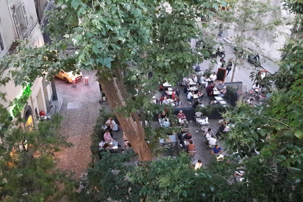 Renove, Vue Sur Palais Des Papes, Terrasse Et Wifi Troisieme Etage Avignon Exterior foto